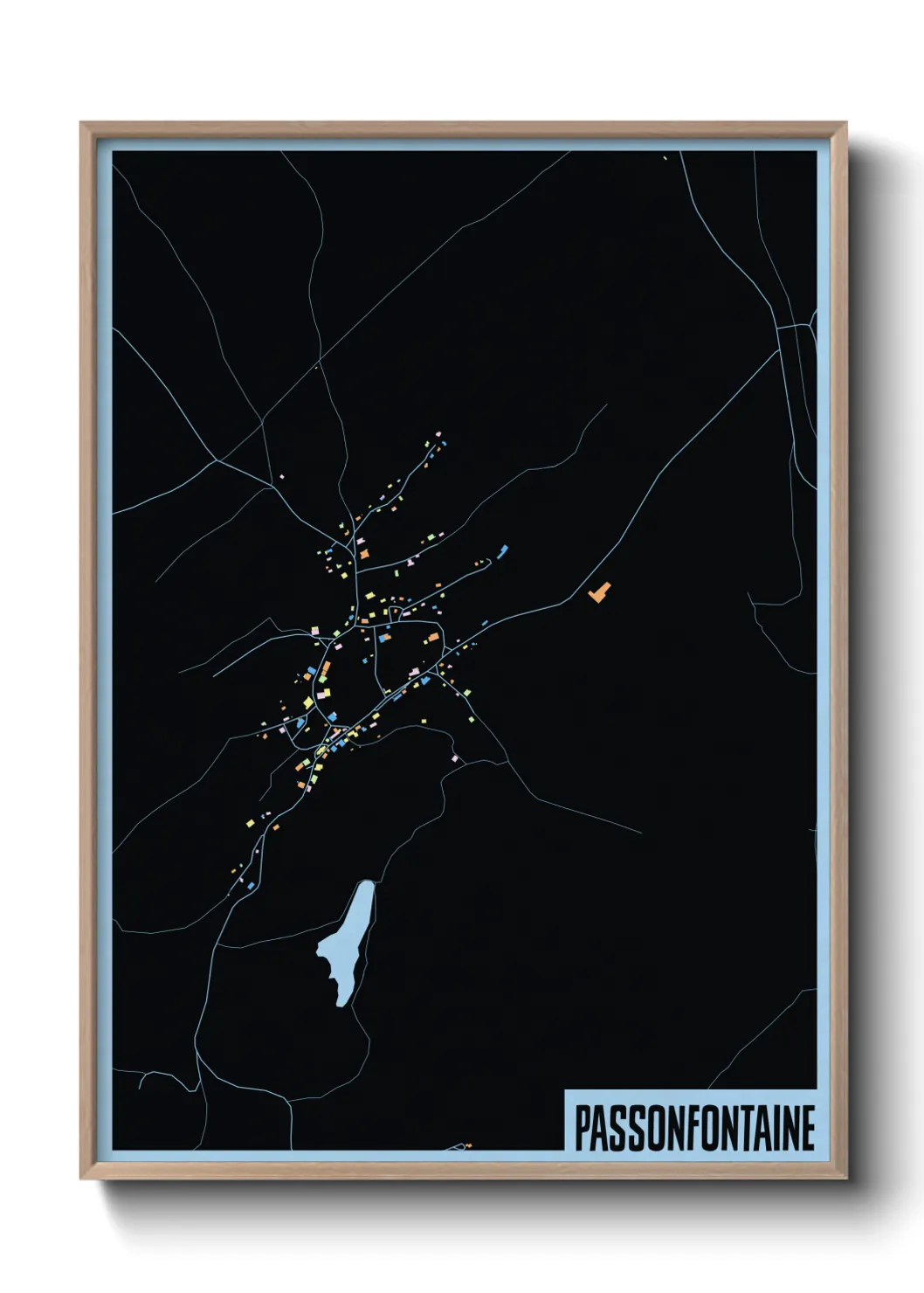 Un poster cartePassonfontaine