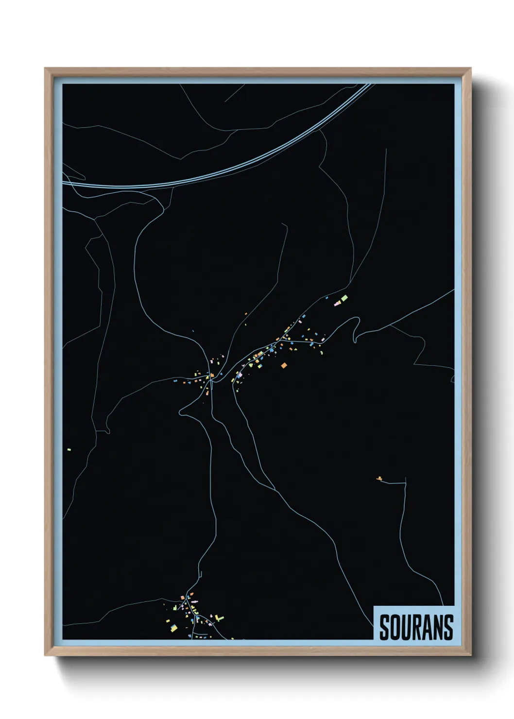 Un poster carteSourans