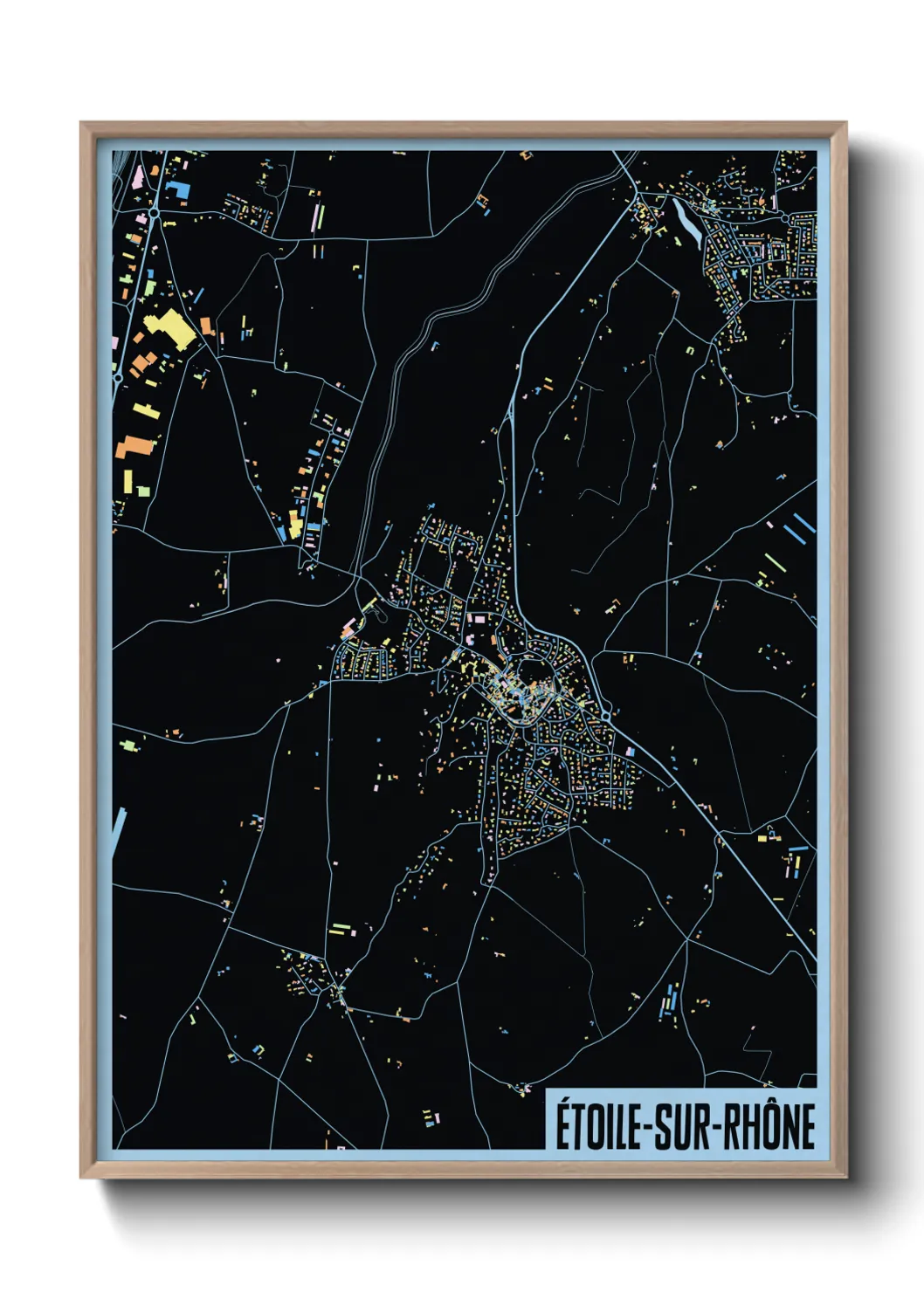 Un poster carteÉtoile-sur-Rhône