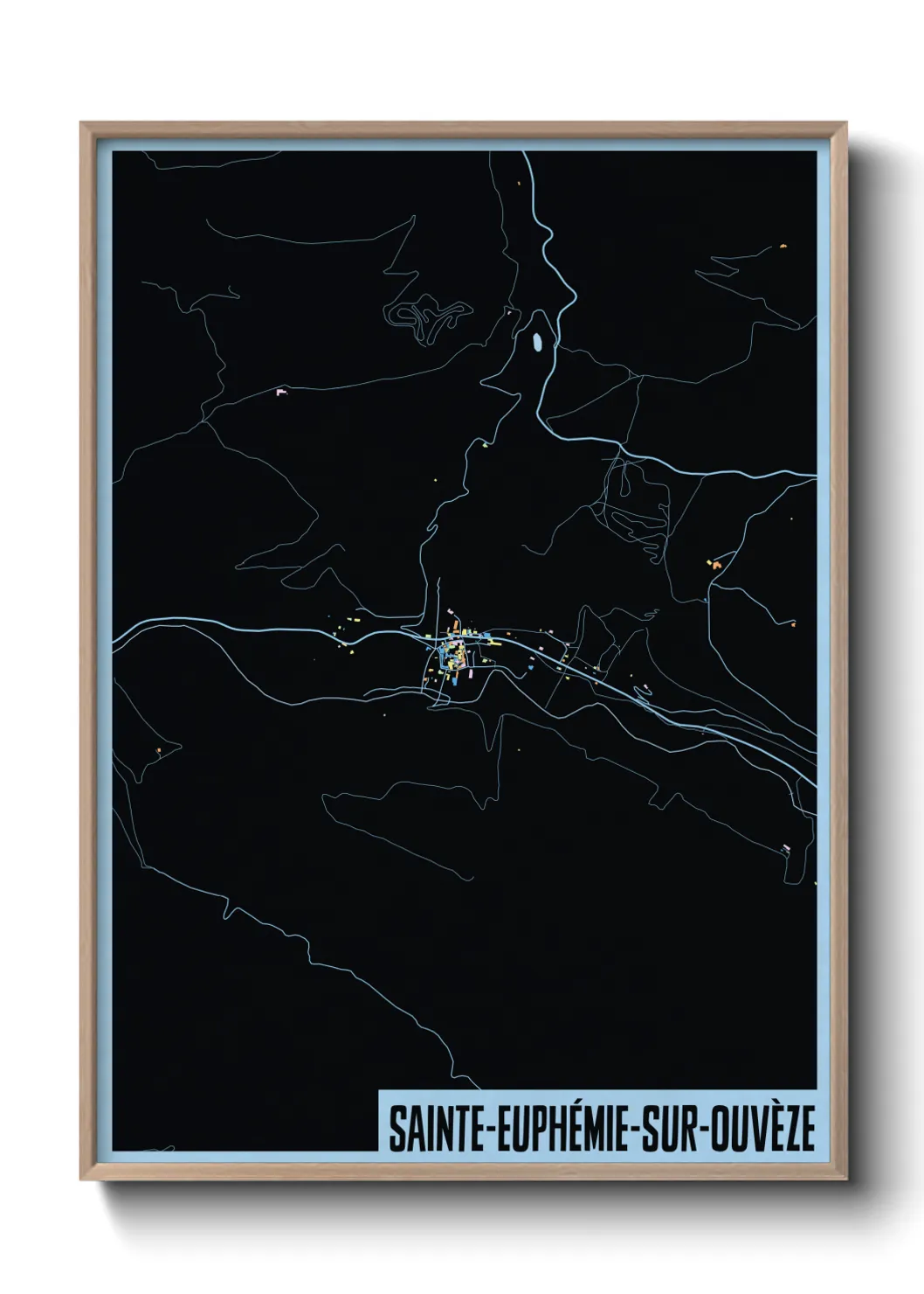 Un poster carteSainte-Euphémie-sur-Ouvèze