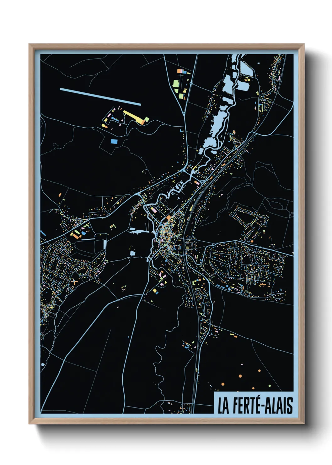 Un poster carteLa Ferté-Alais