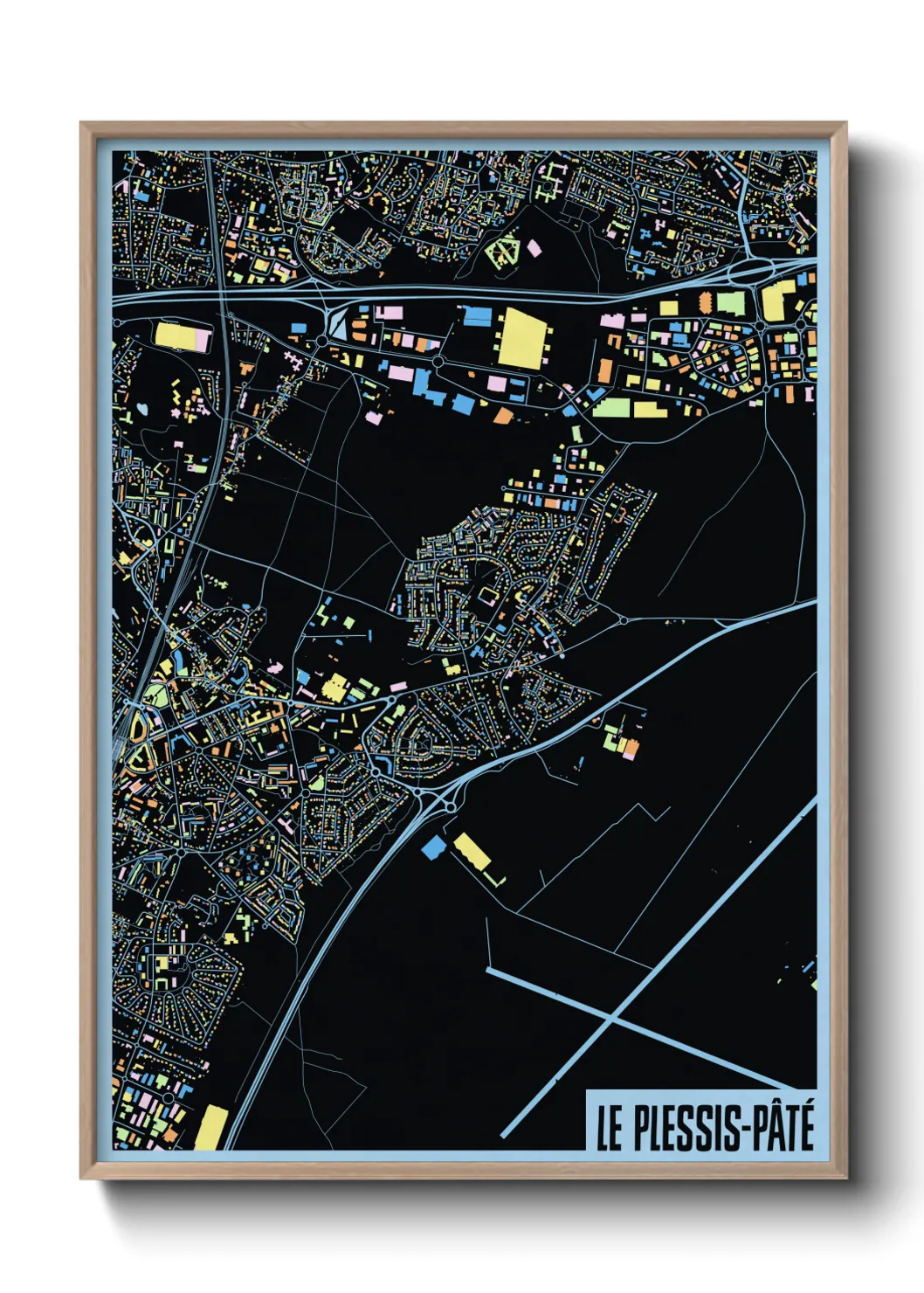 Un poster carteLe Plessis-Pâté