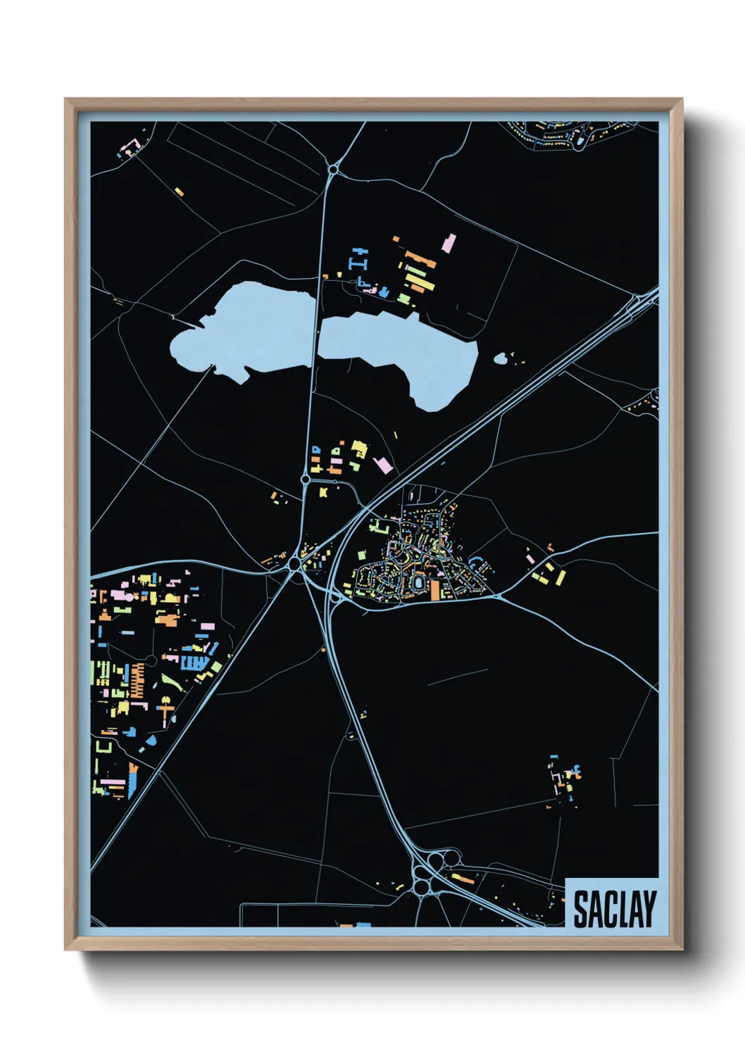 Un poster carteSaclay