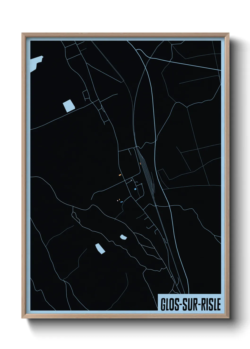 Un poster carteGlos-sur-Risle