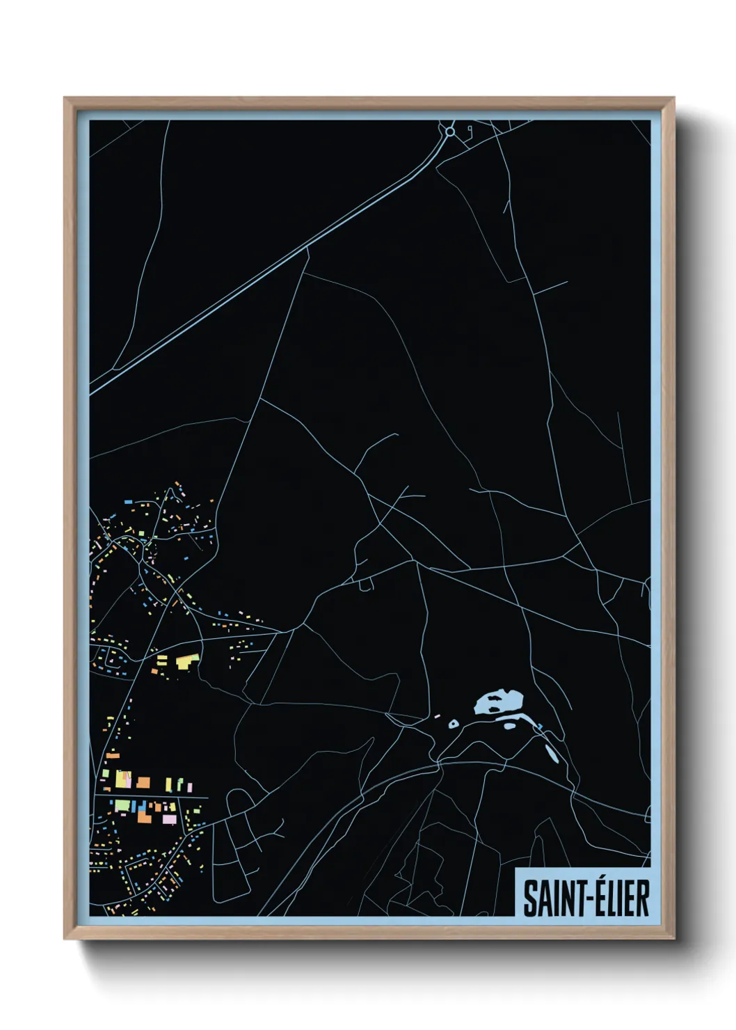 Un poster carteSaint-Élier
