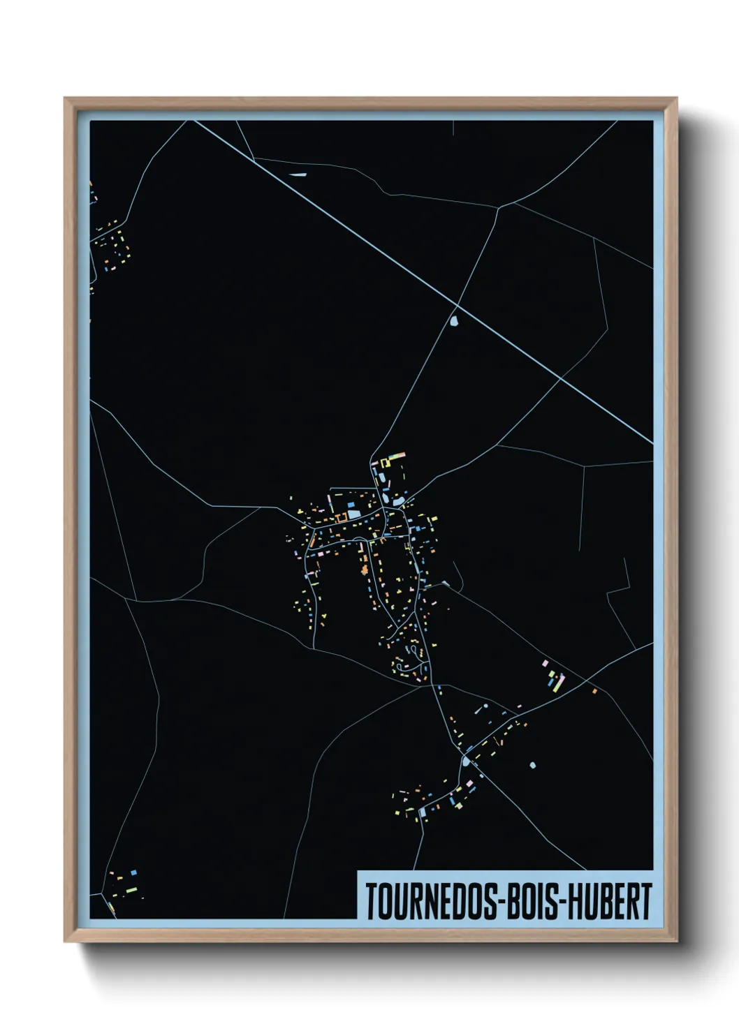 Une affiche de carte sur Tournedos-Bois-Hubert