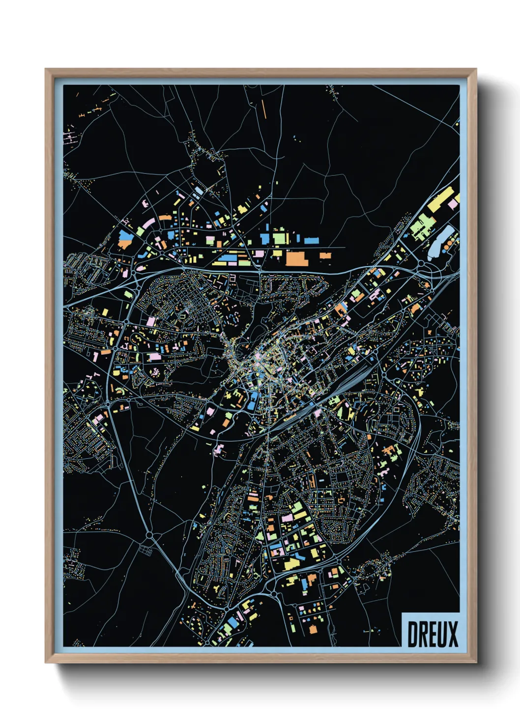 Un poster carteDreux