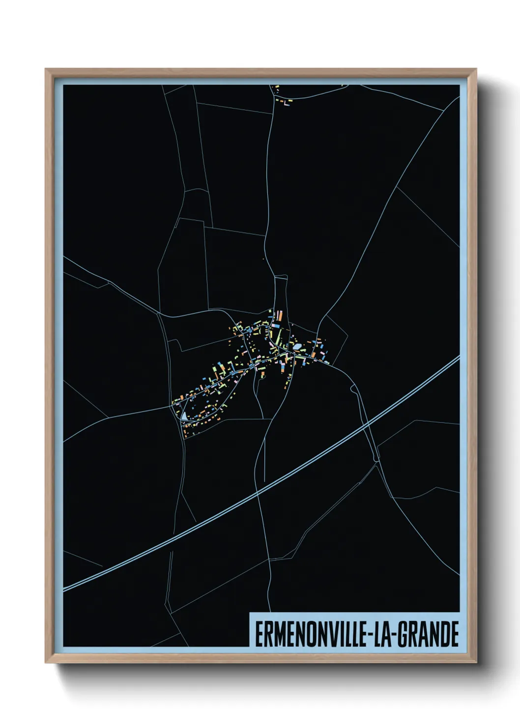 Un poster carteErmenonville-la-Grande