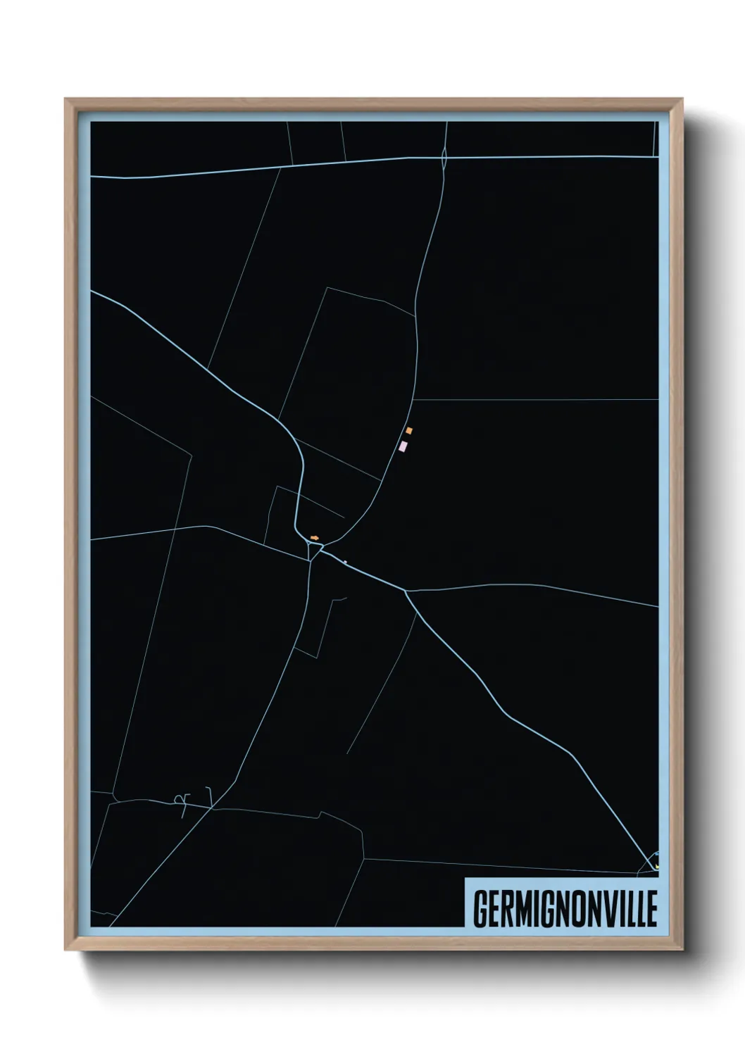 Un poster carteGermignonville