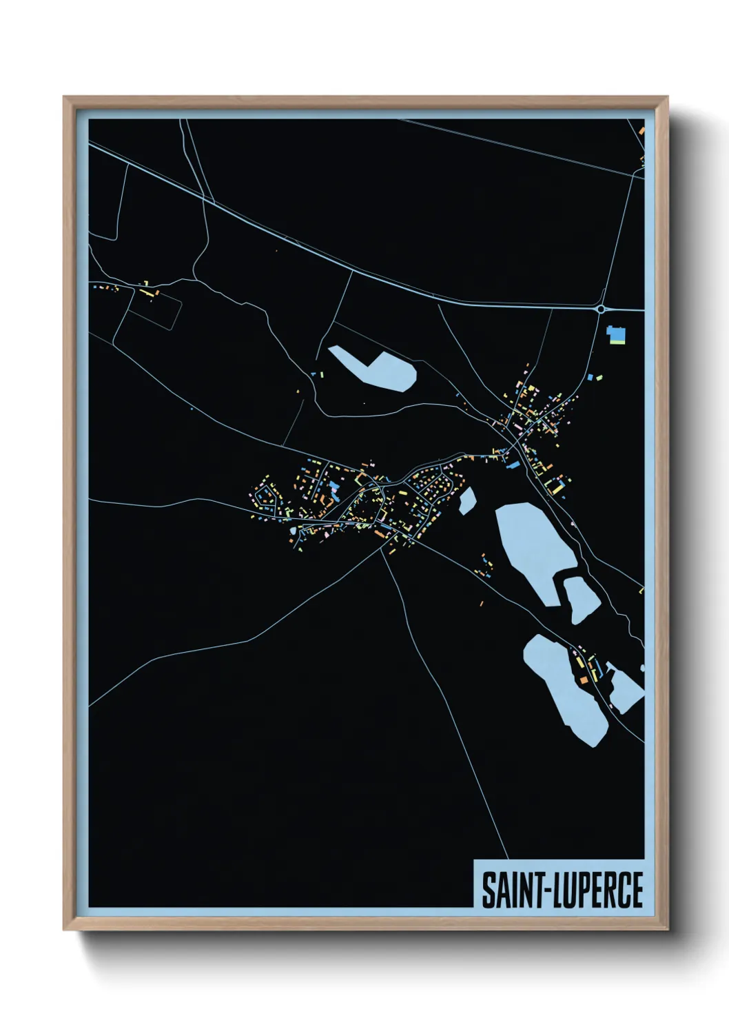 Un poster carteSaint-Luperce