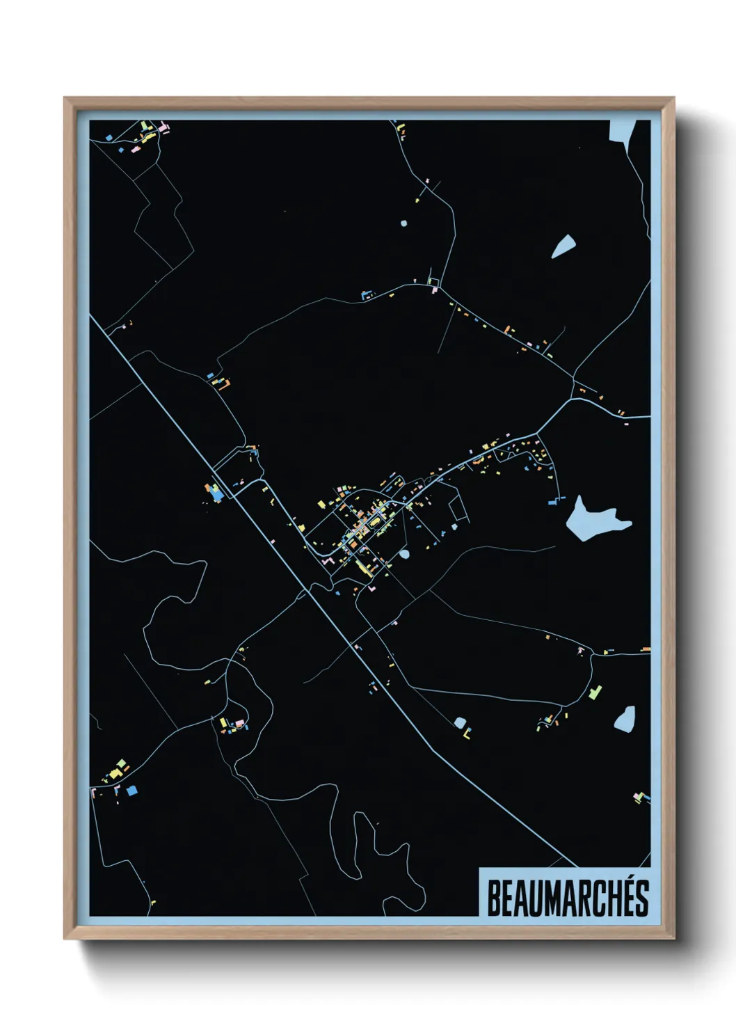 Un poster carteBeaumarchés