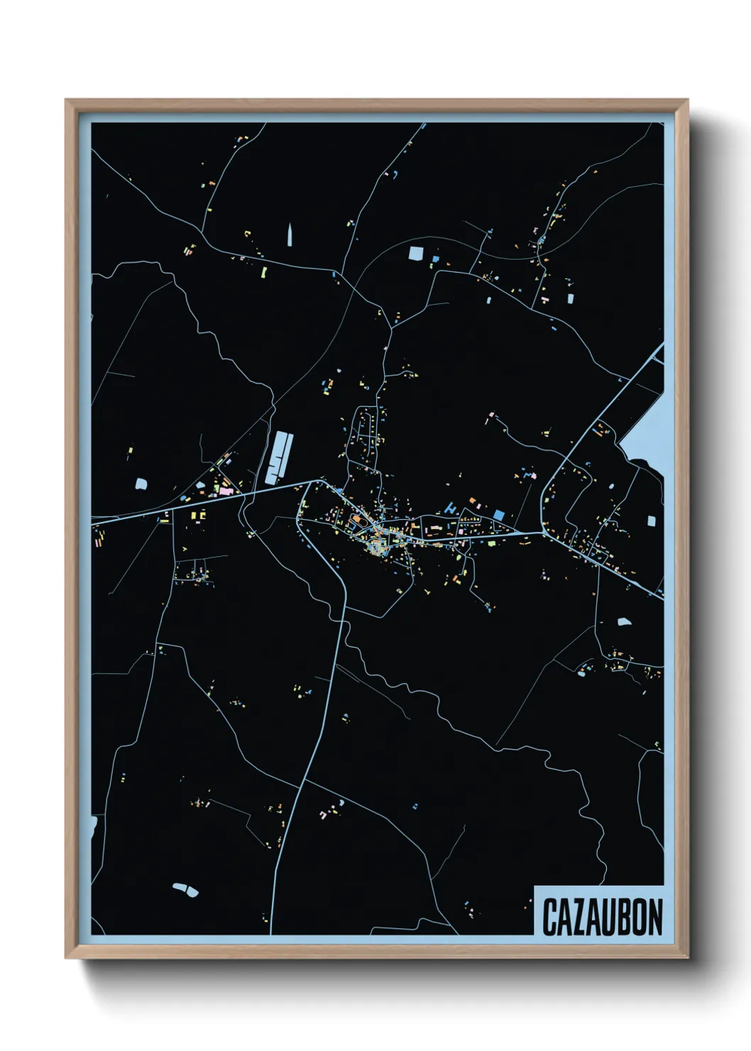 Un poster carteCazaubon