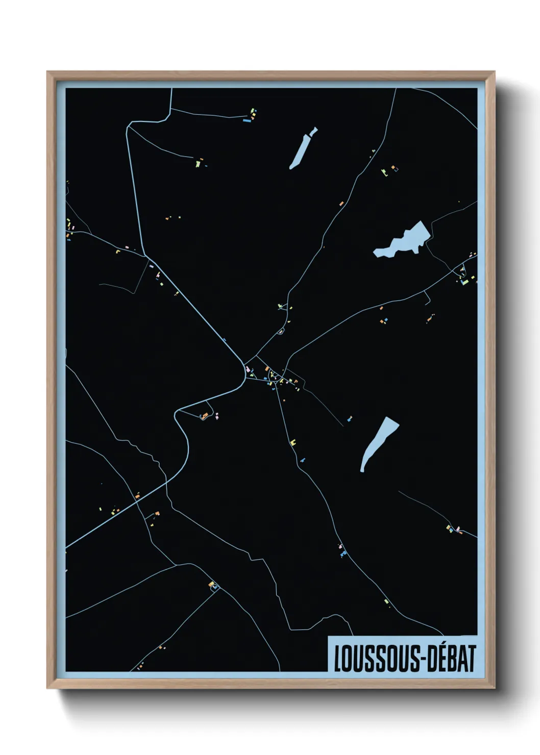 Une affiche de carte sur Loussous-Débat