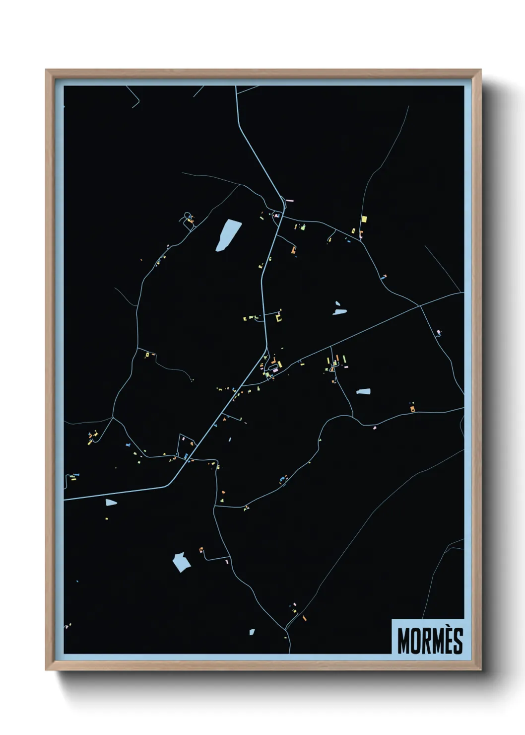 Une affiche de carte sur Mormès