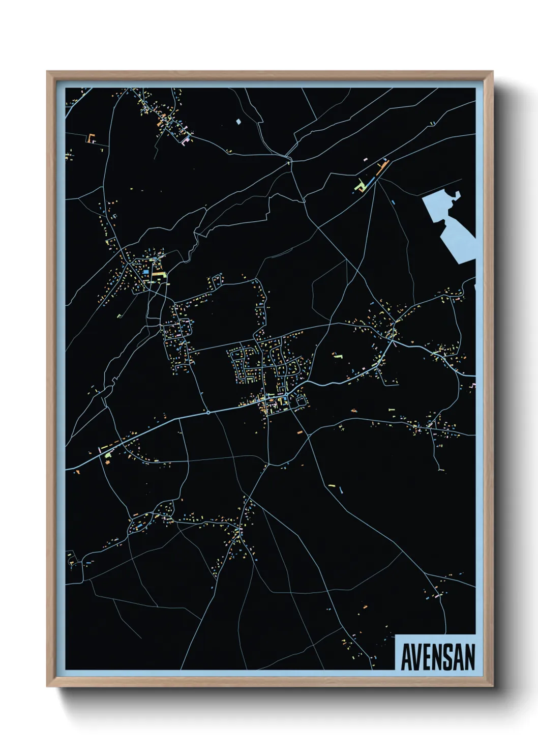 Un poster carteAvensan