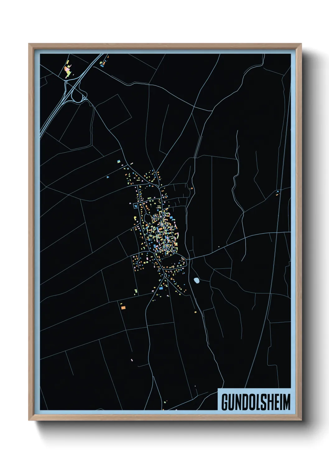 Un poster carteGundolsheim