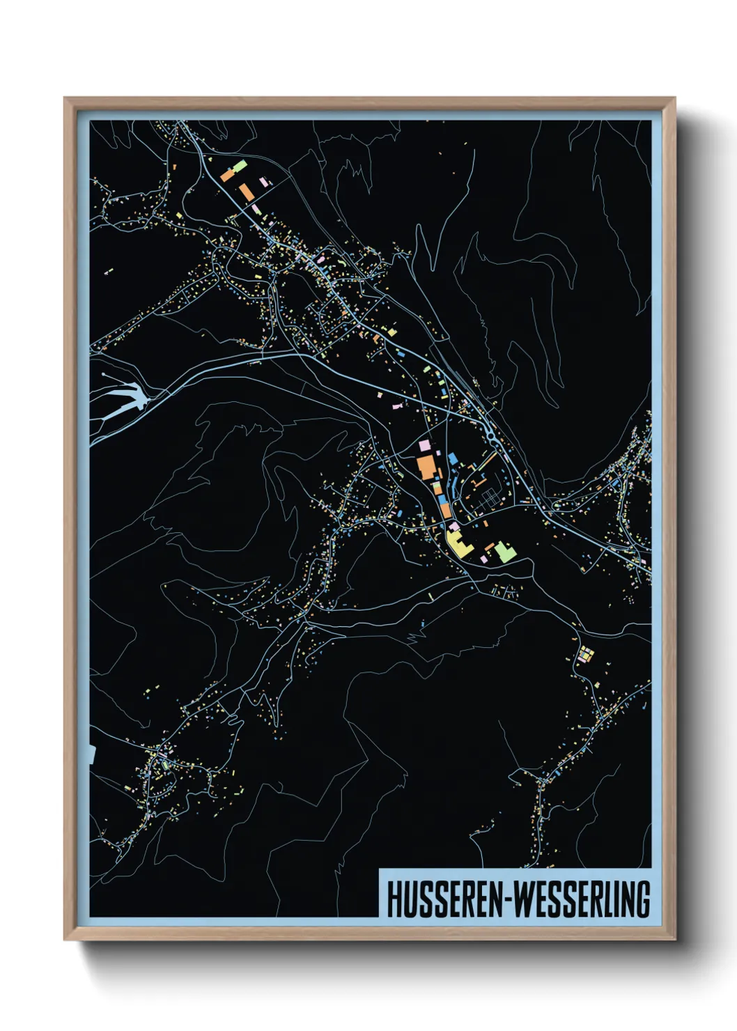 Un poster carteHusseren-Wesserling