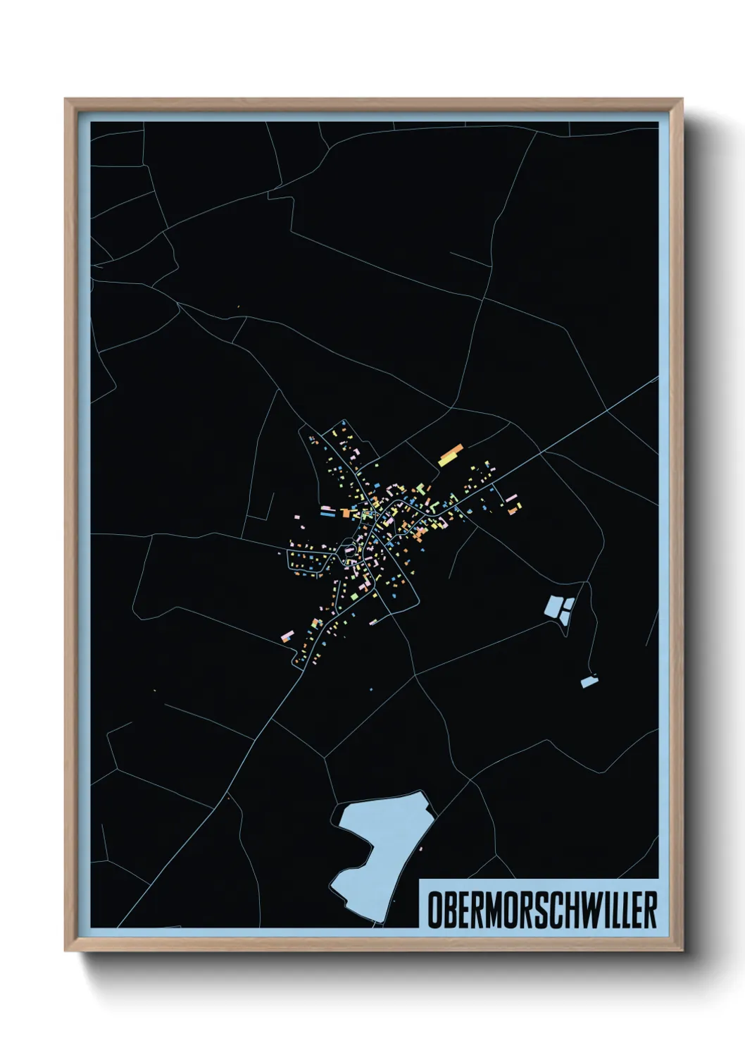 Un poster carteObermorschwiller