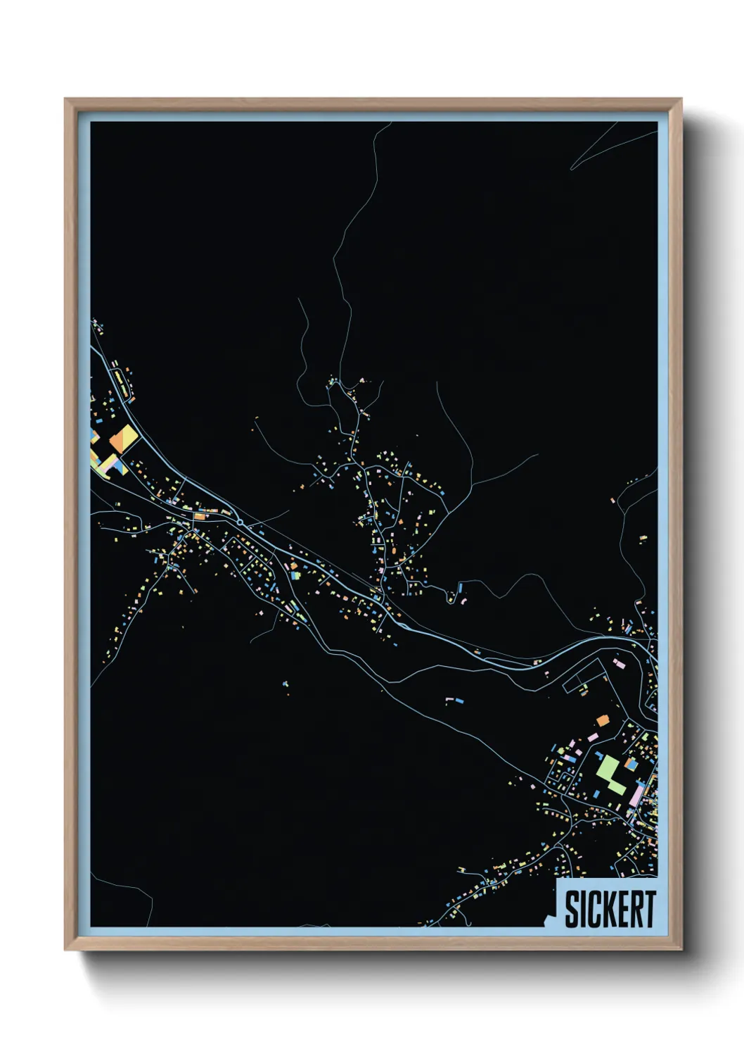 Une affiche de carte sur Sickert