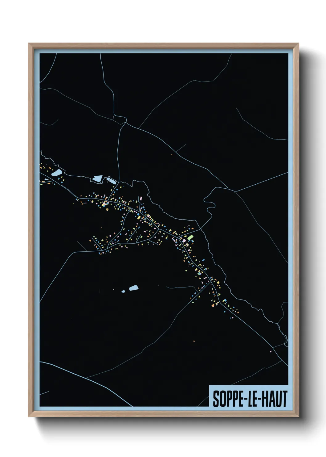 Une affiche de carte sur Soppe-le-Haut