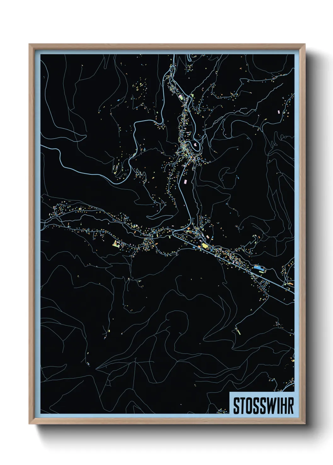 Une affiche de carte sur Stosswihr