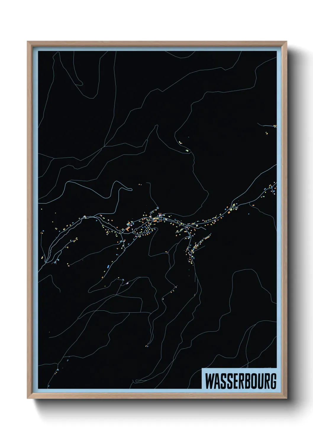 Un poster carteWasserbourg