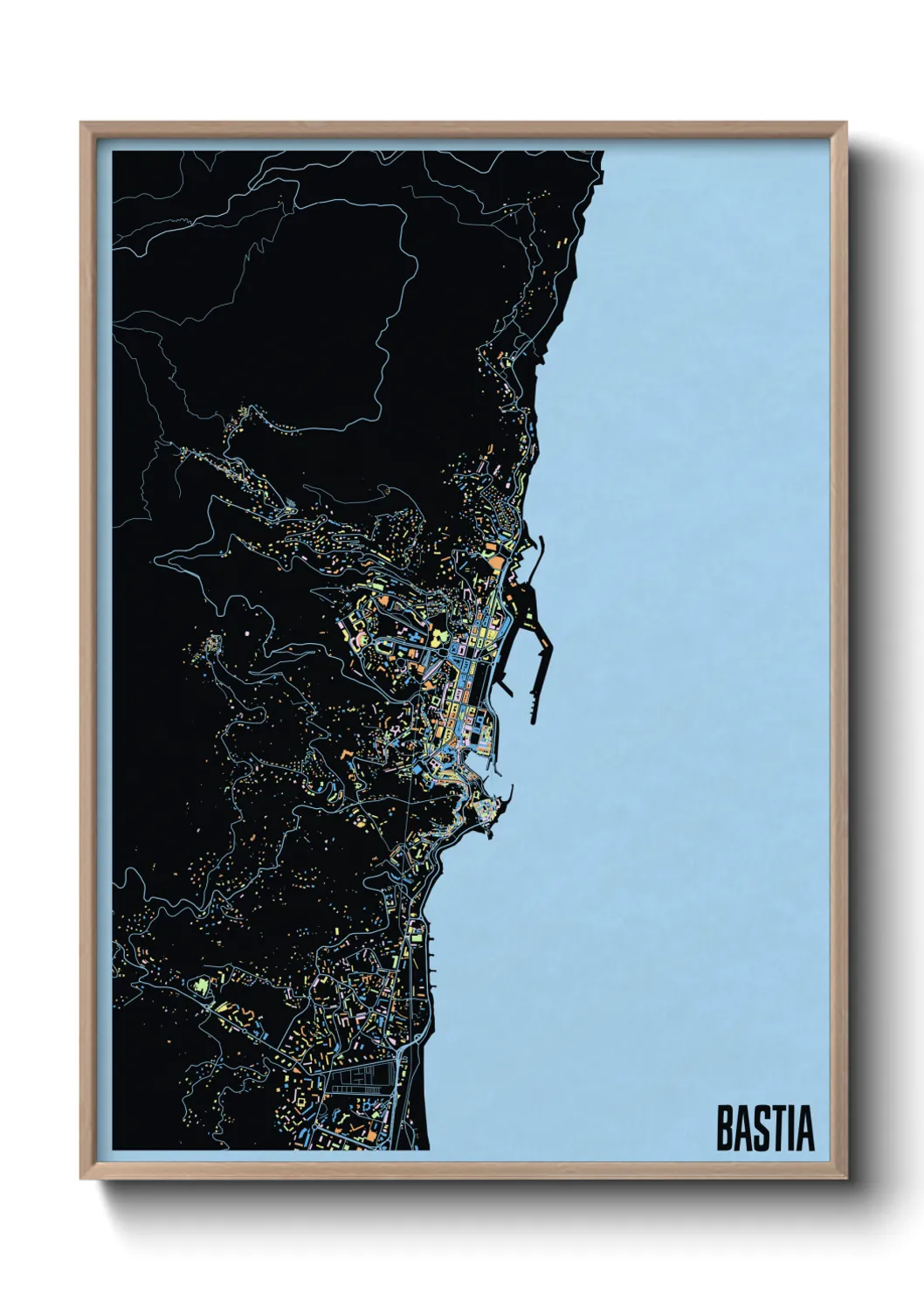 Un poster carteBastia