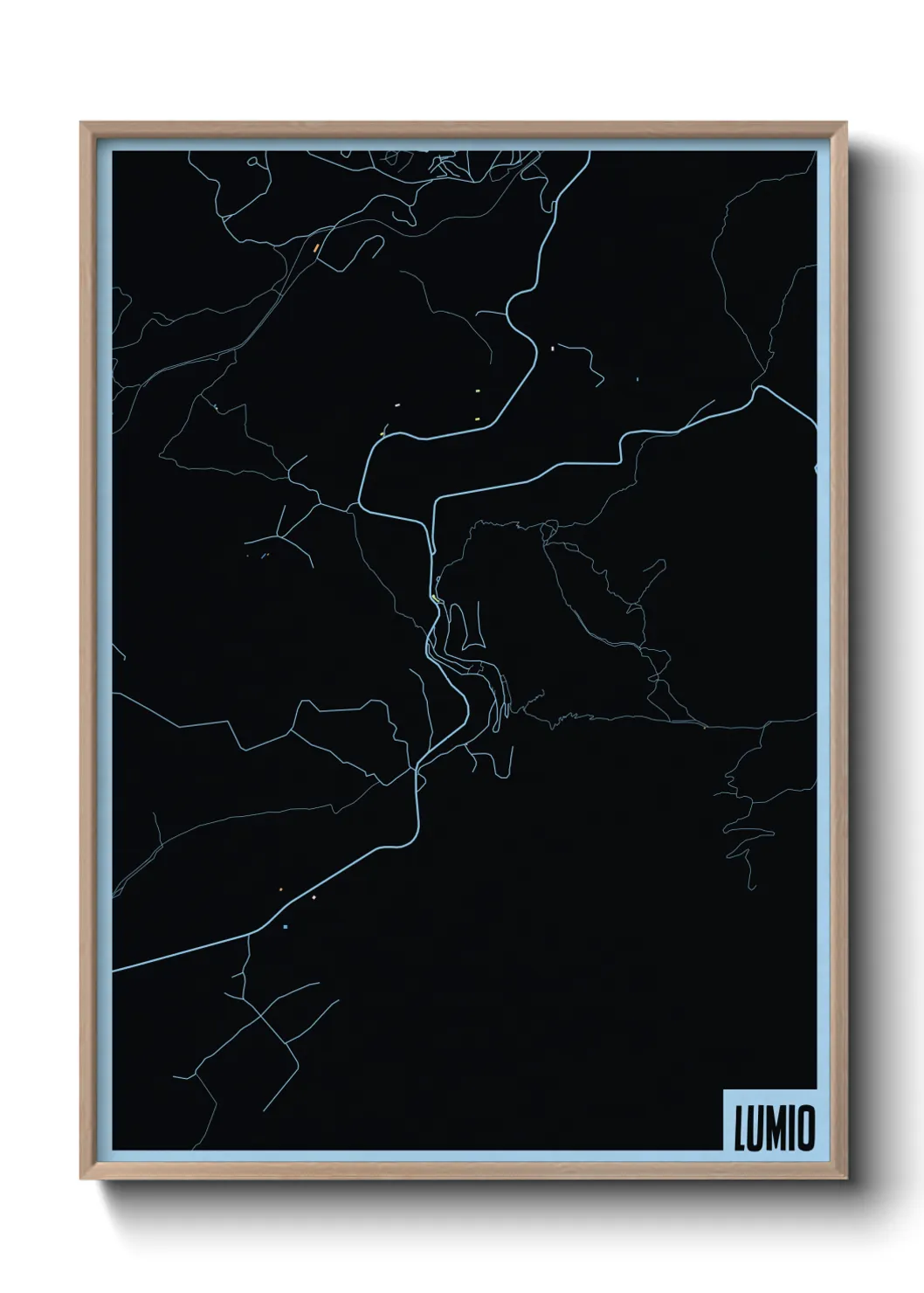 Une affiche de carte sur Lumio