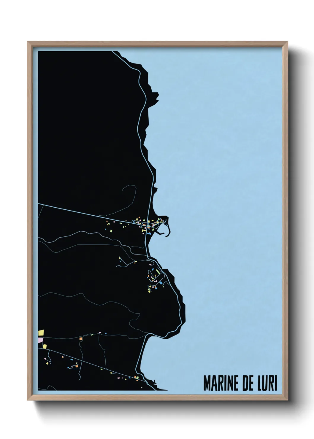 Un poster carteMarine de Luri