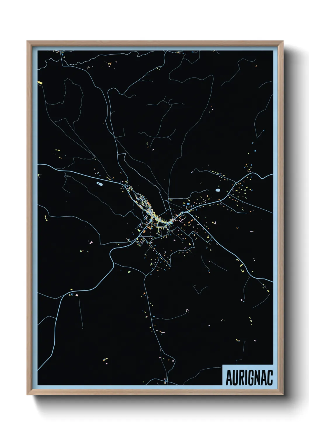 Un poster carteAurignac