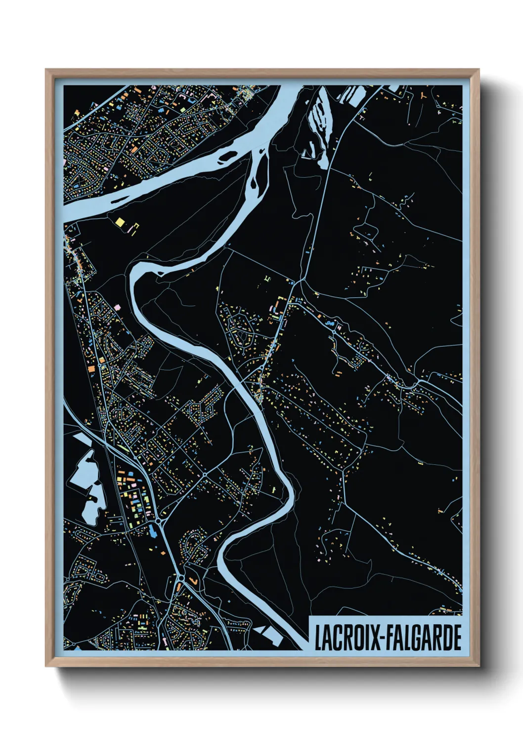 Un poster carteLacroix-Falgarde