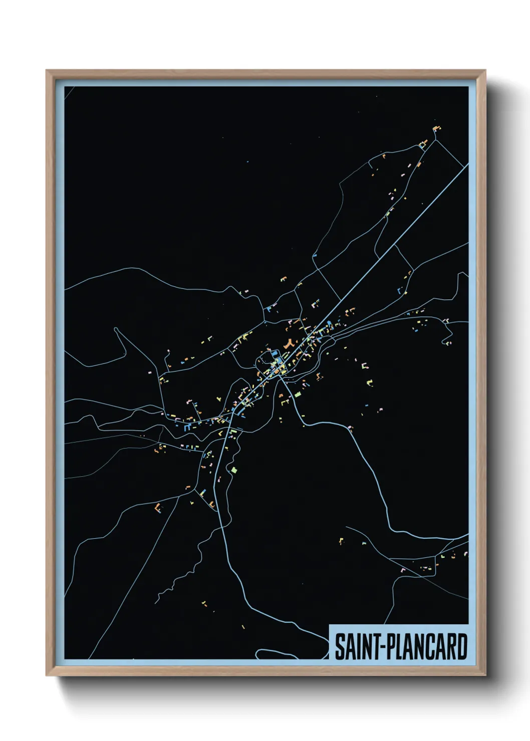 Un poster carteSaint-Plancard