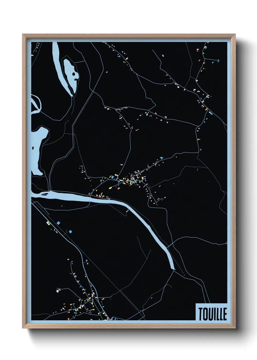 Une affiche de carte sur Touille