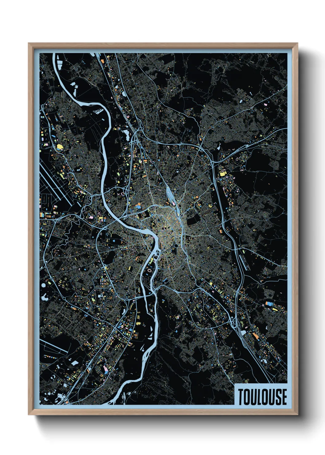 Un poster carteToulouse