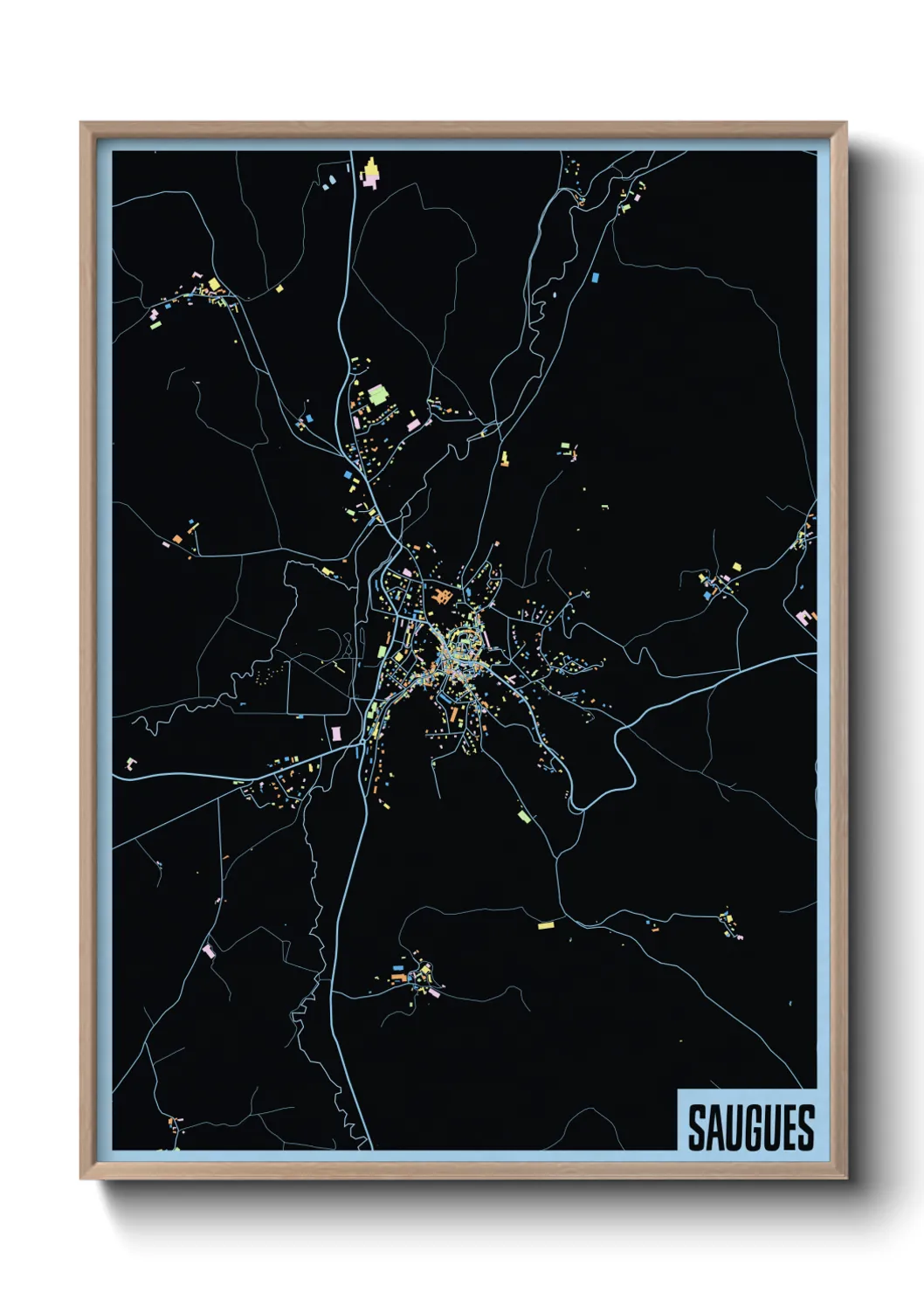 Un poster carteSaugues