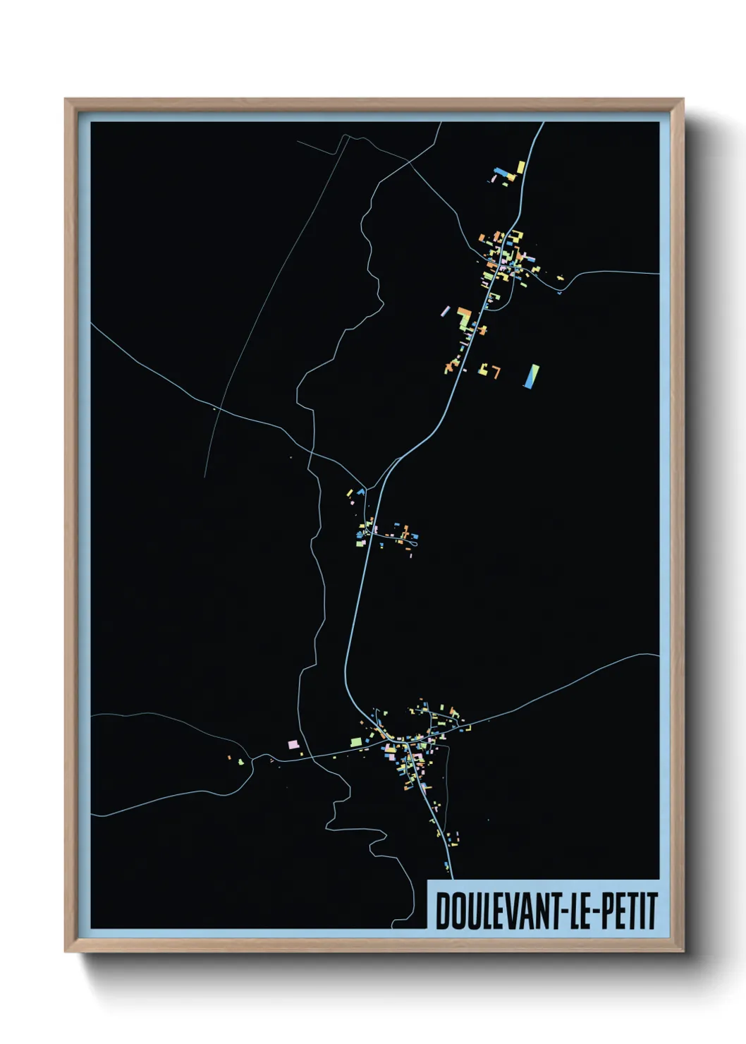 Une affiche de carte sur Doulevant-le-Petit