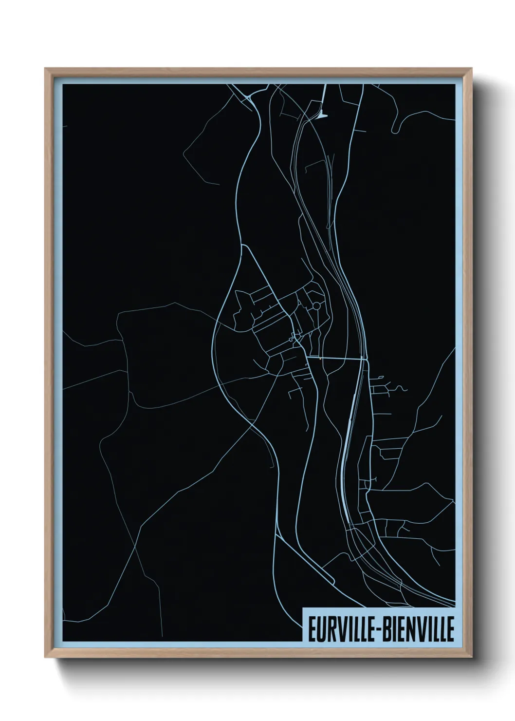 Un poster carteEurville-Bienville