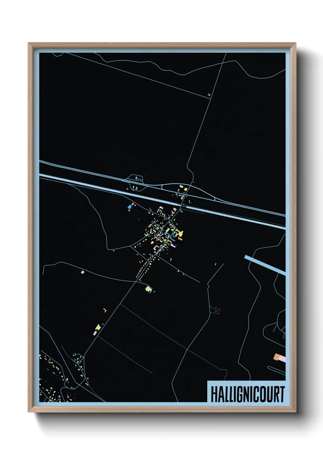 Un poster carteHallignicourt