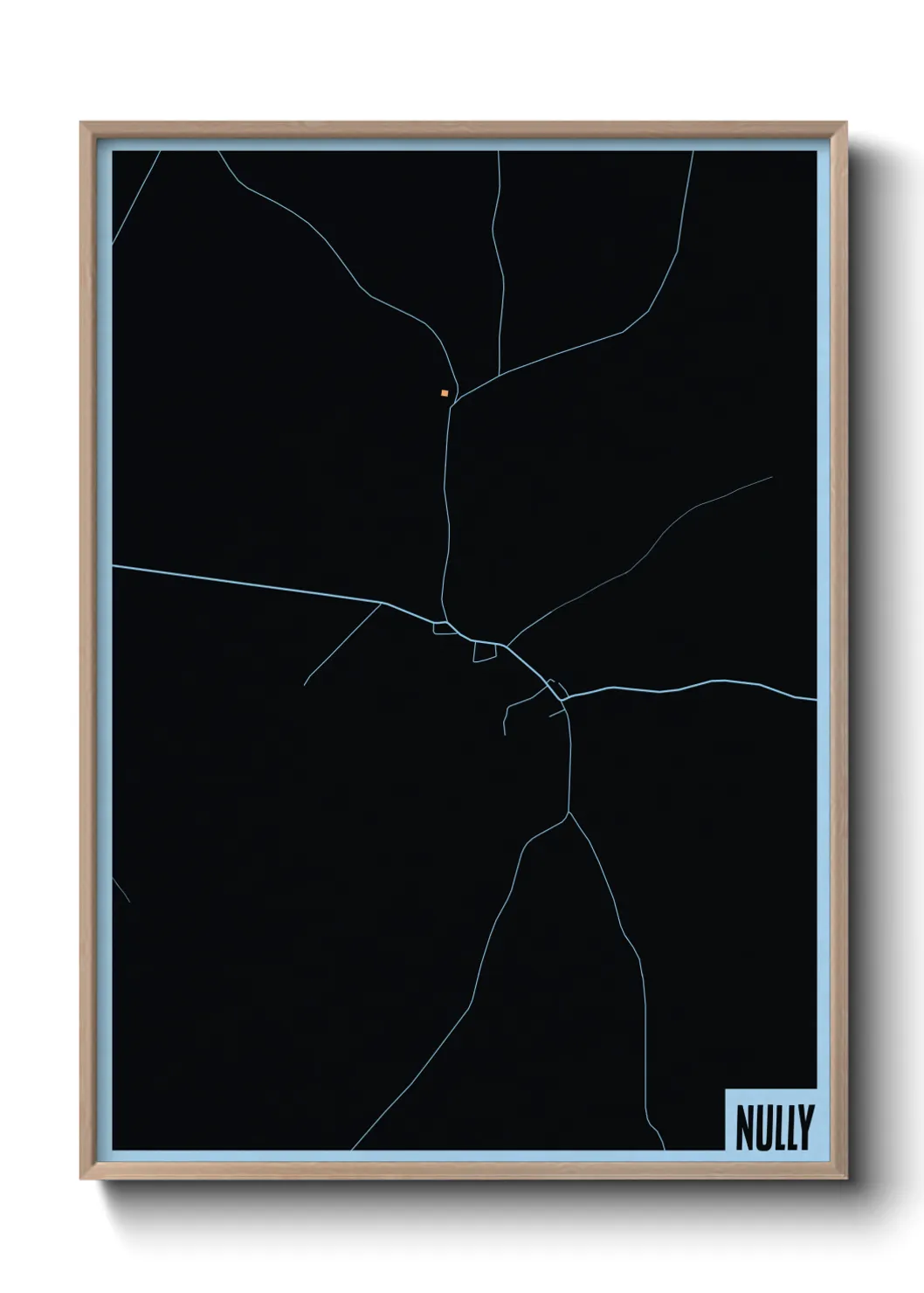 Une affiche de carte sur Nully