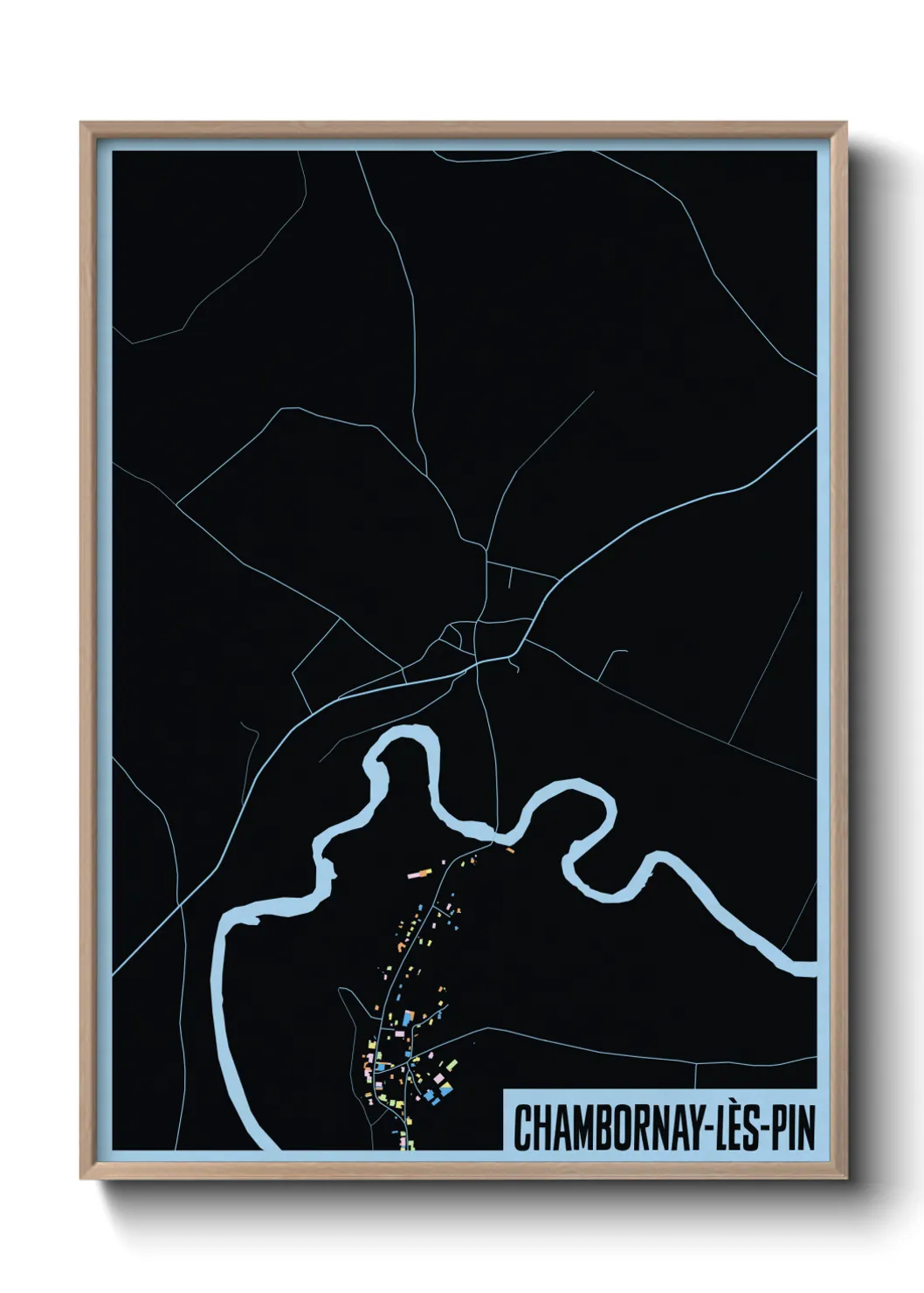Un poster carteChambornay-lès-Pin