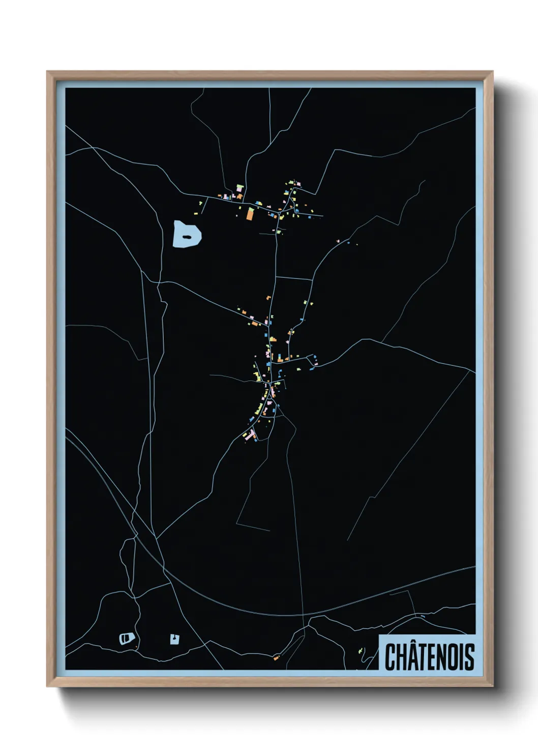 Un poster carteChâtenois