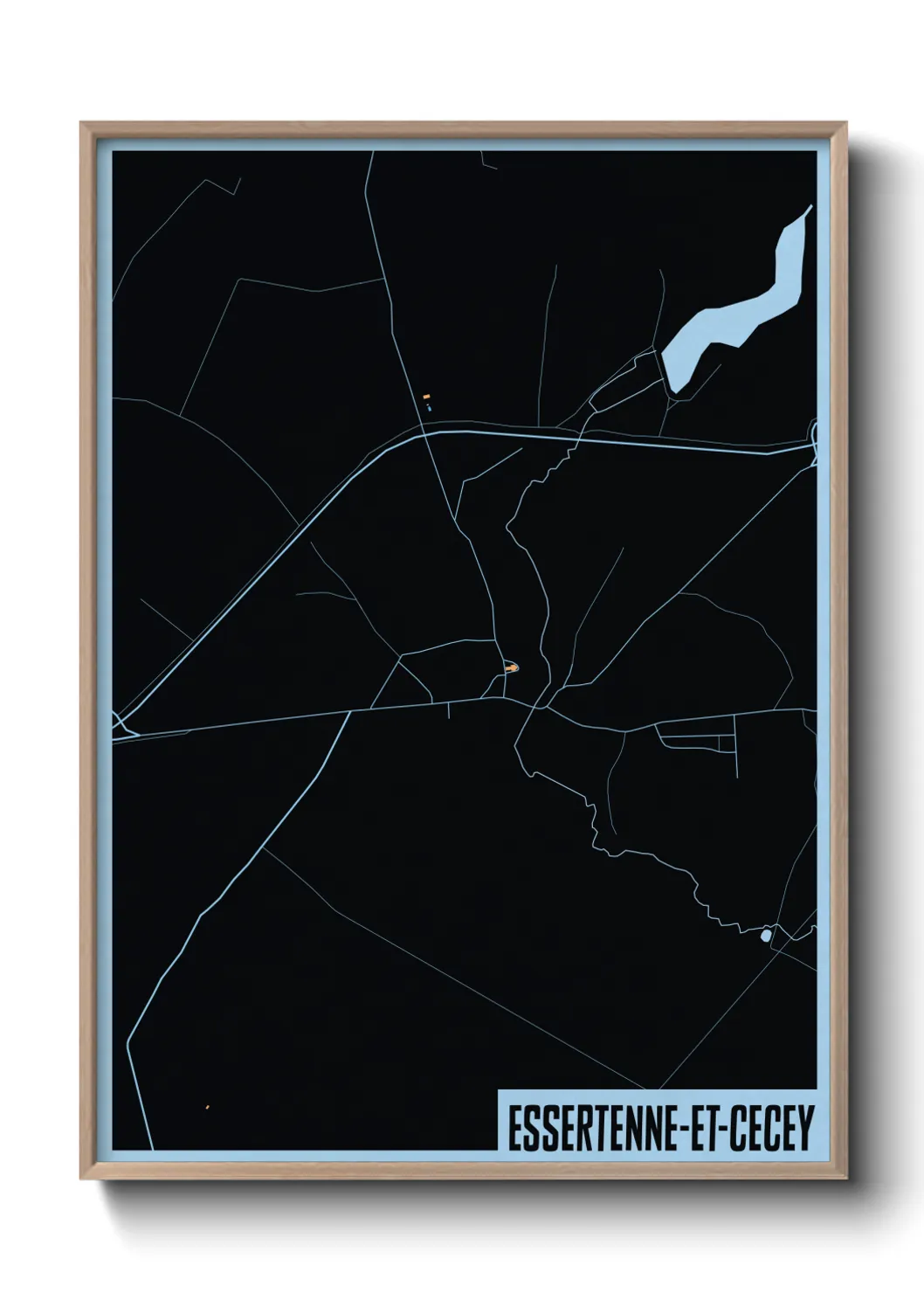 Un poster carteEssertenne-et-Cecey