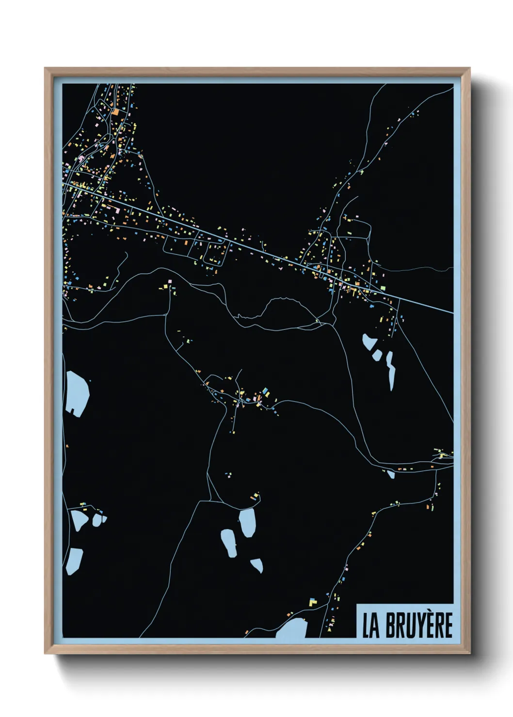 Un poster carteLa Bruyère