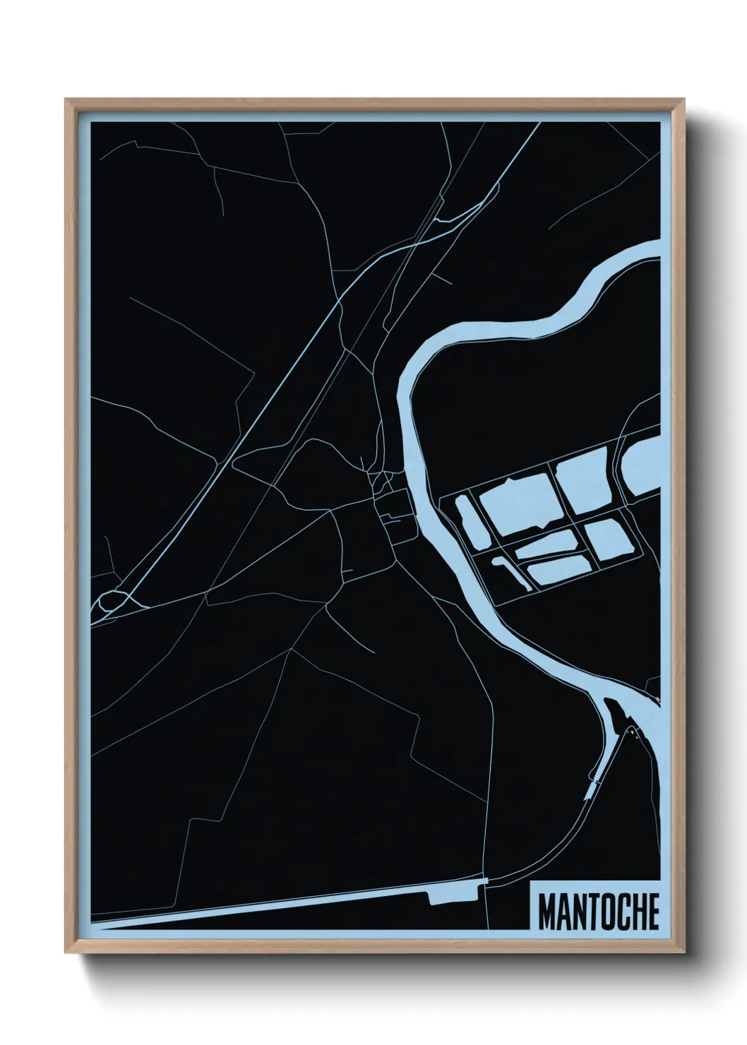 Une affiche de carte sur Mantoche