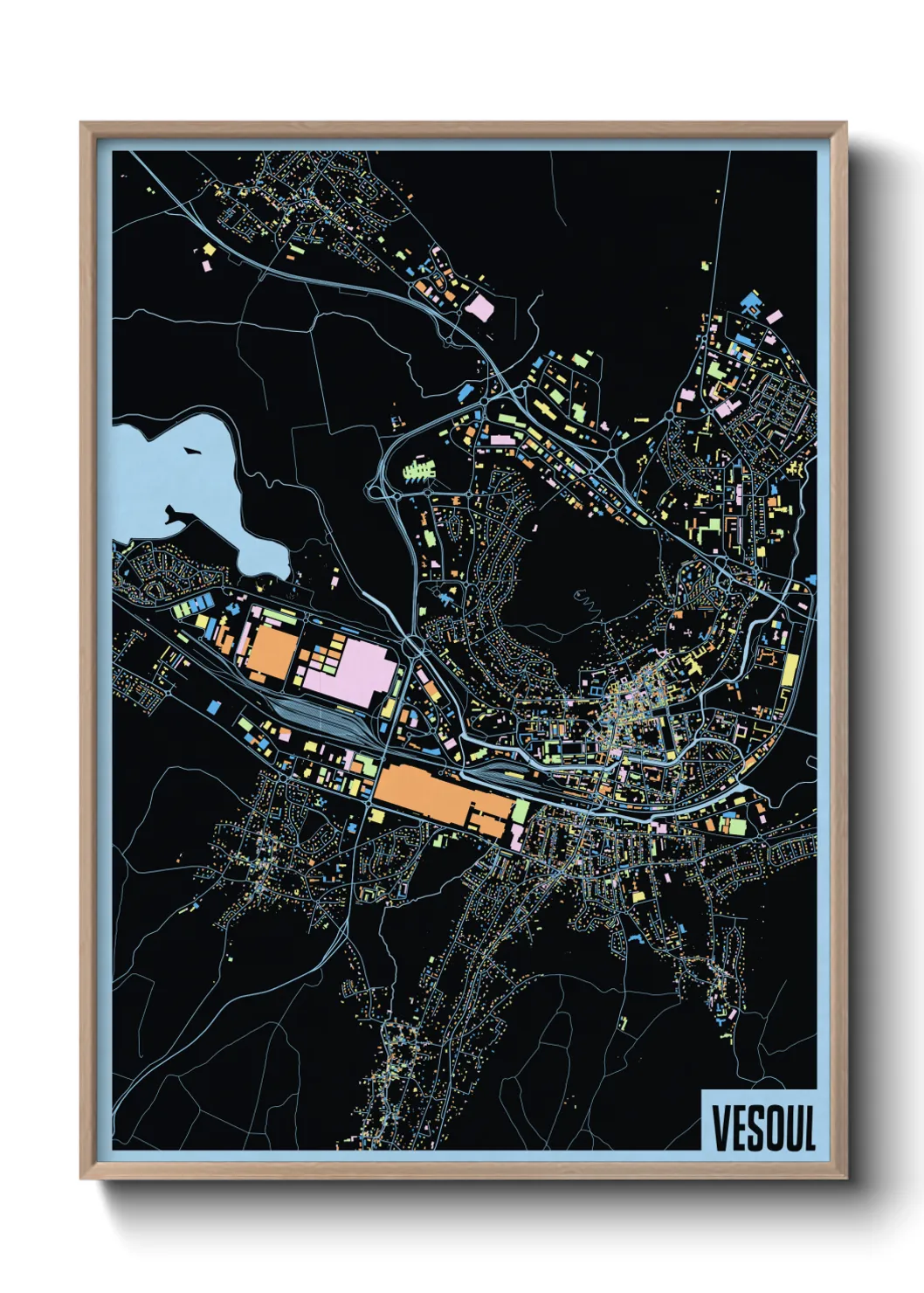 Un poster carteVesoul