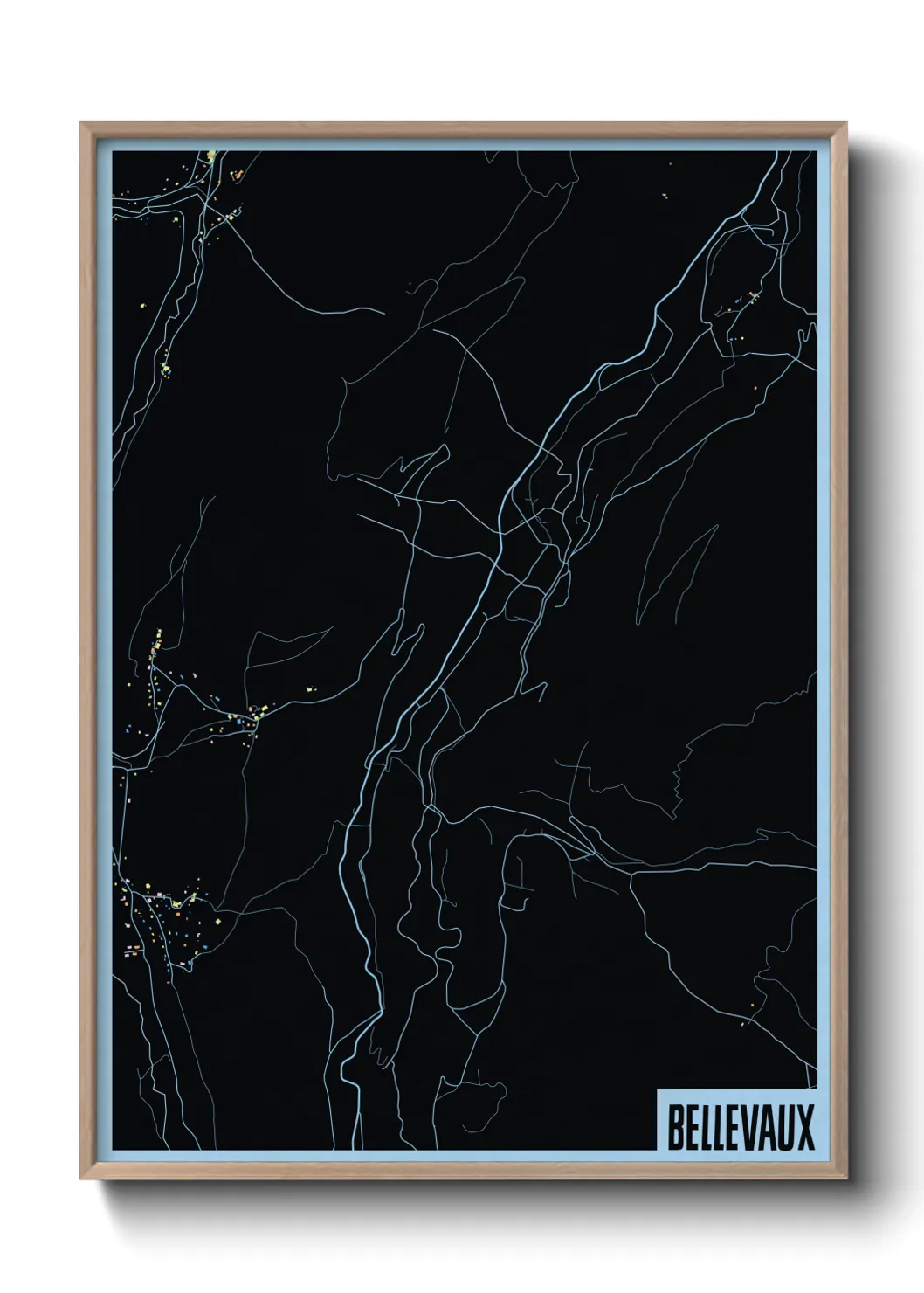 Un poster carteBellevaux