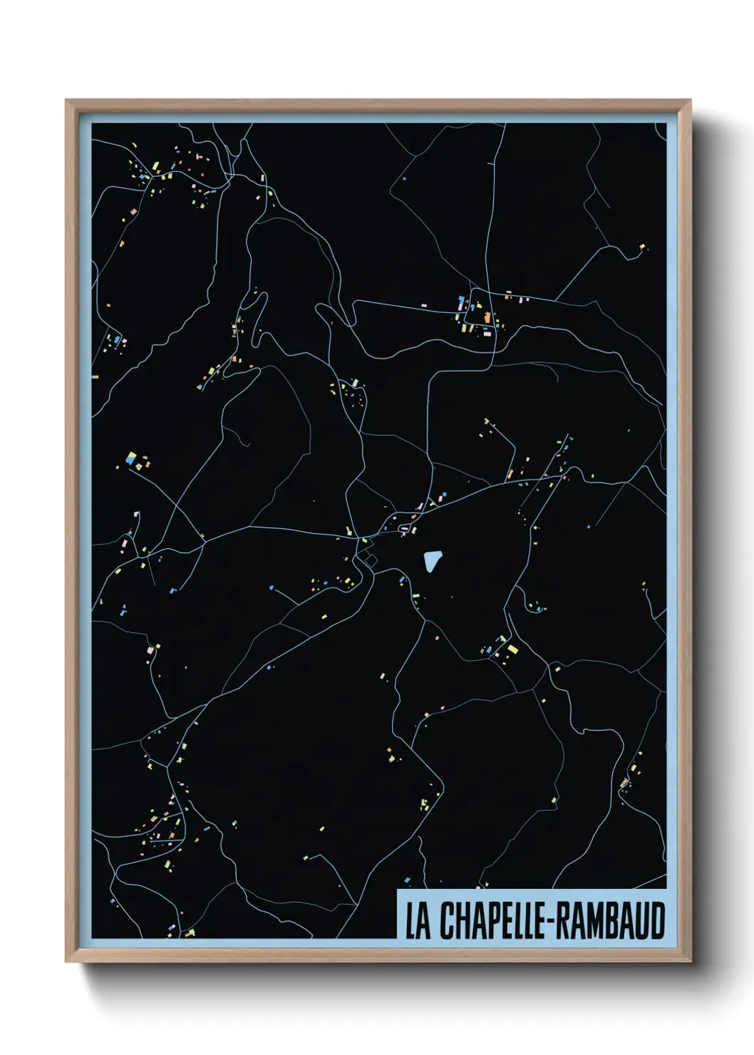 Un poster carteLa Chapelle-Rambaud