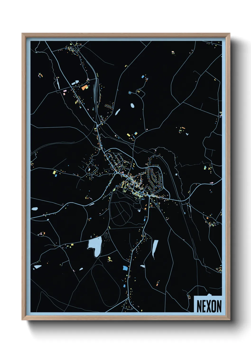 Une affiche de carte sur Nexon