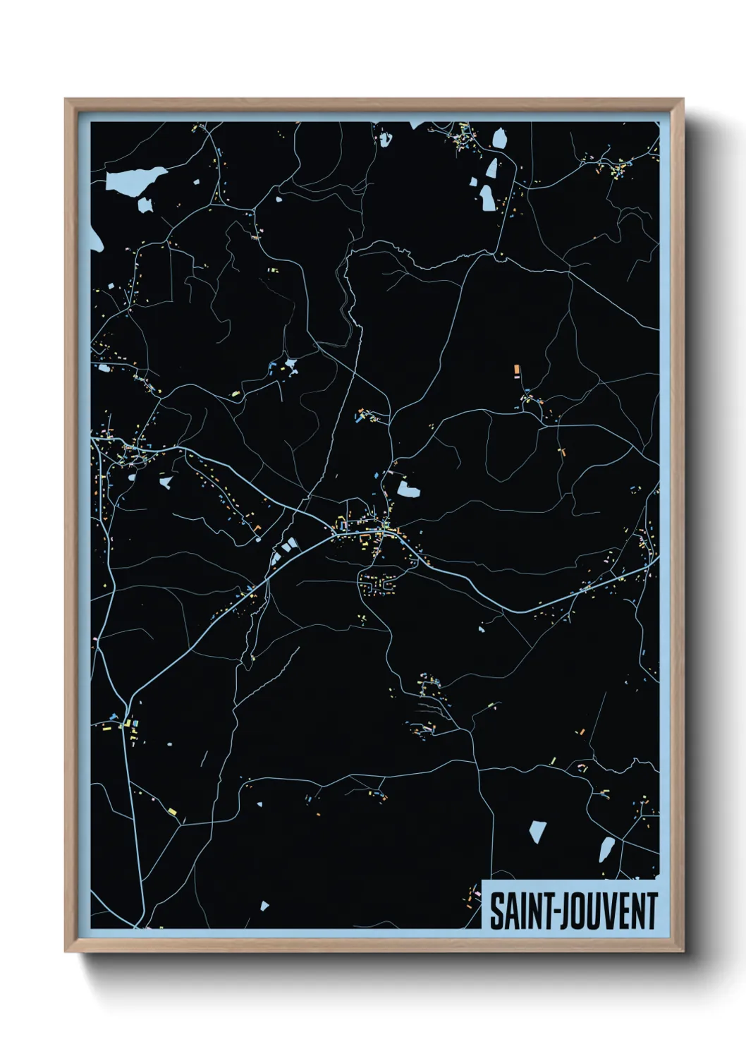 Un poster carteSaint-Jouvent