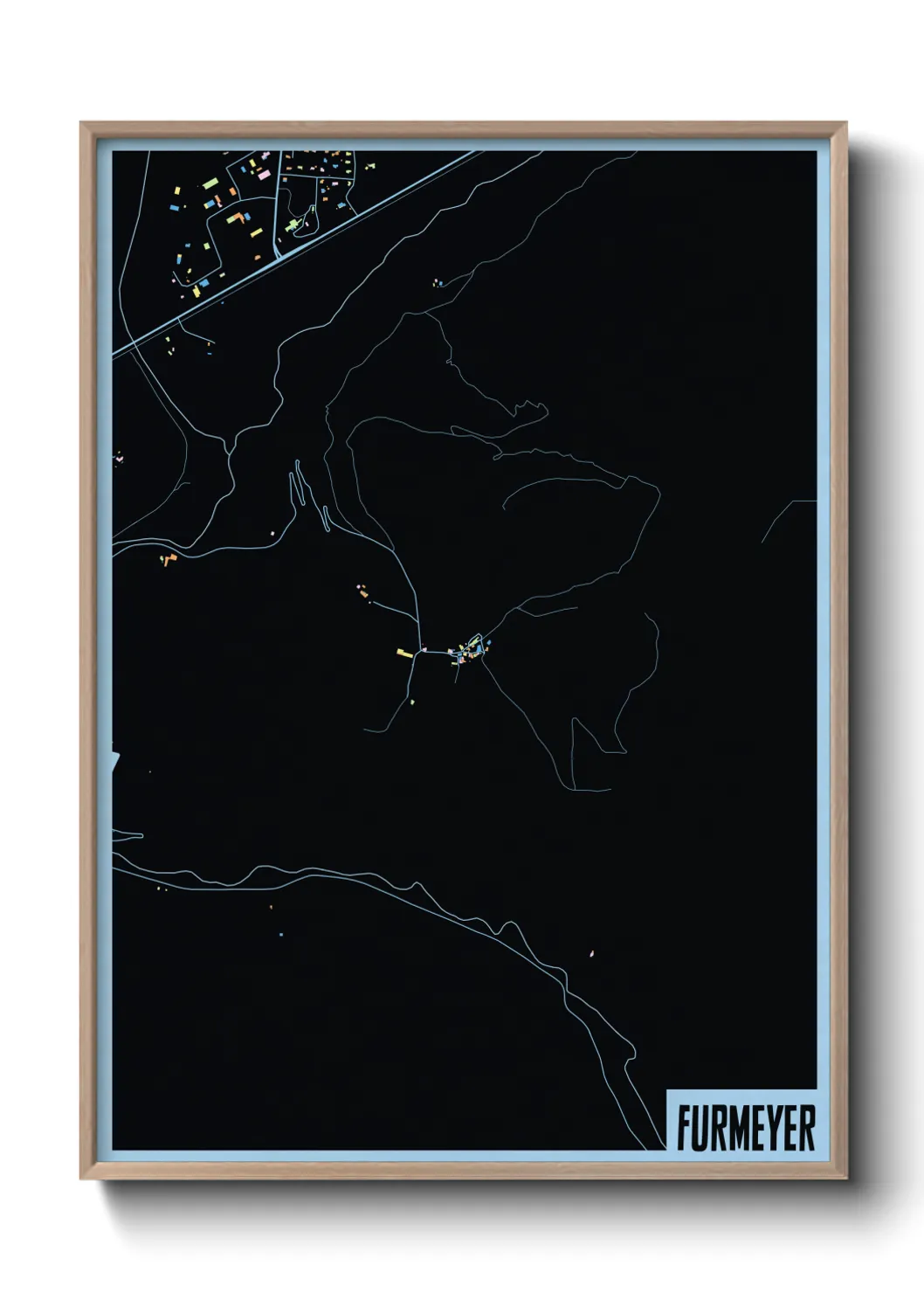 Une affiche de carte sur Furmeyer